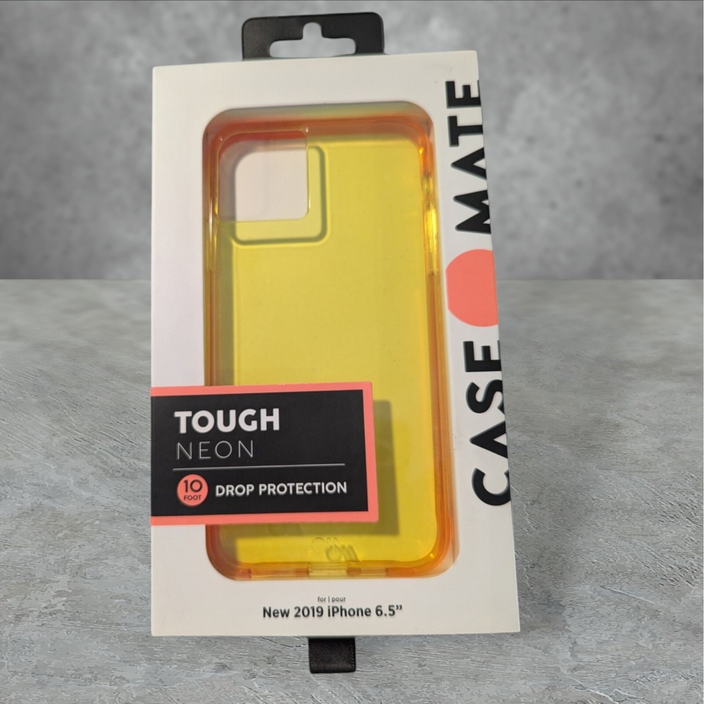 L3. Case-Mate Tough NEON Case Apple iPhone 2019 6.5 (11 Pro Max) Yellow/Pink‎